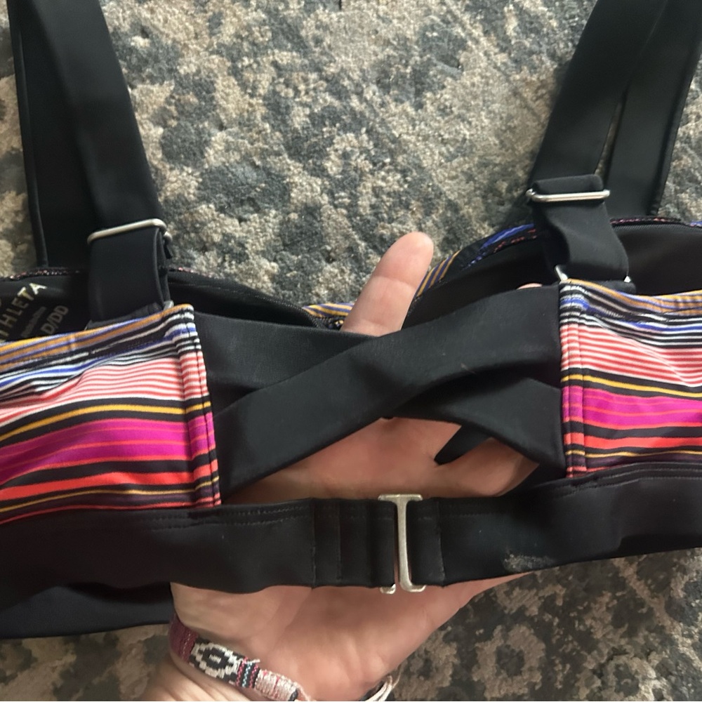 Athleta striped two piece. NWOT, never worn - Picture 10 of 11